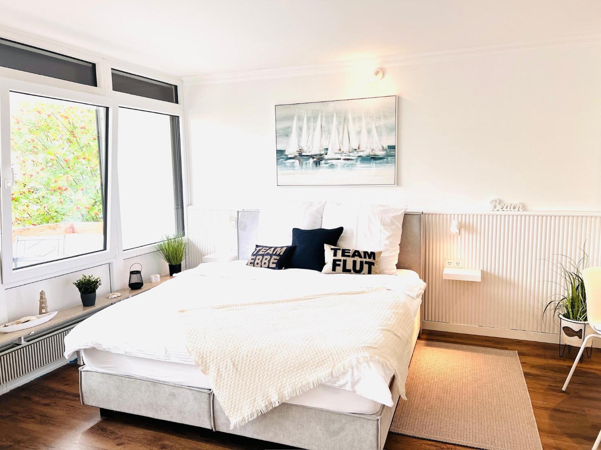 Neu - Frisch Renoviertes Ferienapartment "Waterkant" Büsum Eksteriør bilde